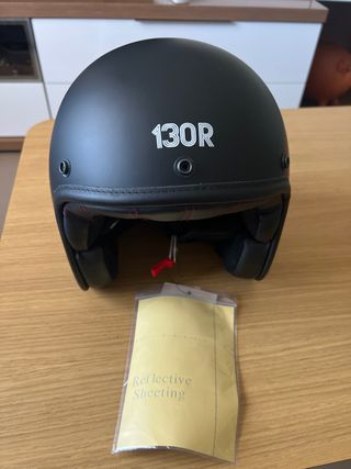 Casco Moto 130R Negro talla S