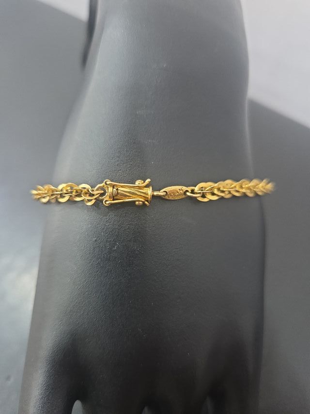 Pulsera Oro 18k Cordón Mallorquín