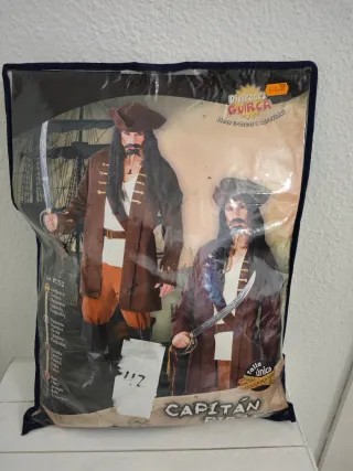Disfraz Capitán Pirata Talla Única