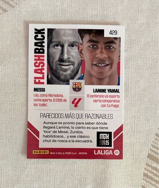 Cromo Messi/Lamine Yamal Flashback 24/25