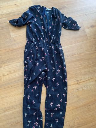Mono de seda con estampado de mariposas