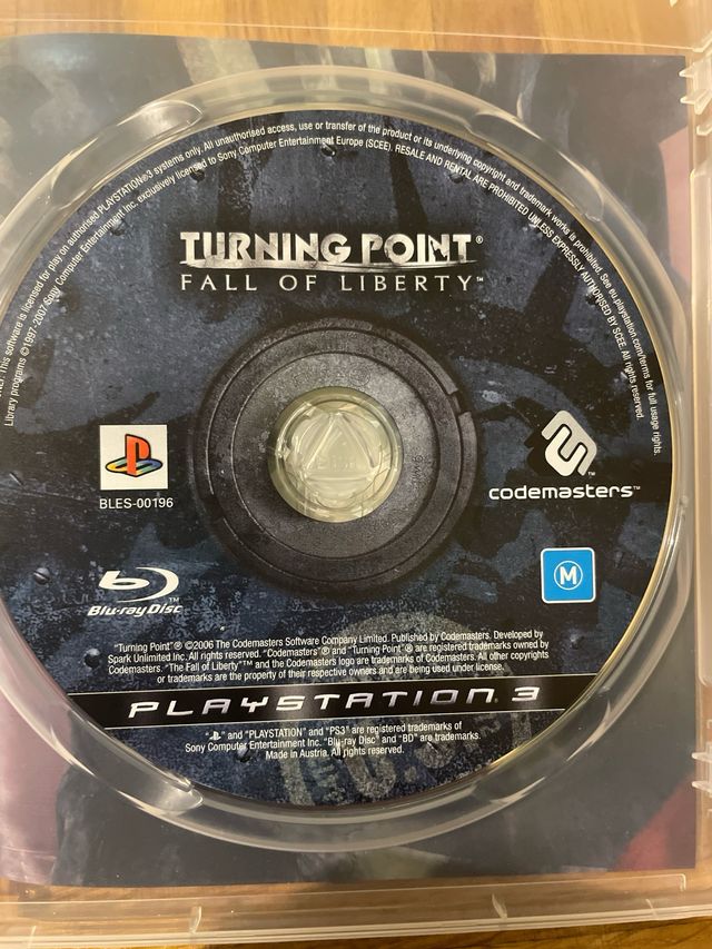 Turning Point Fall of Liberty PS3