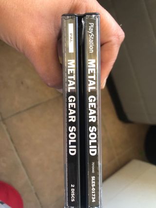 Metal Gear Solid PS1 PAL