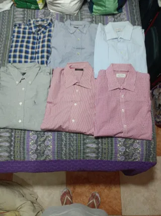 Lote 6 Camisas  de Hombre