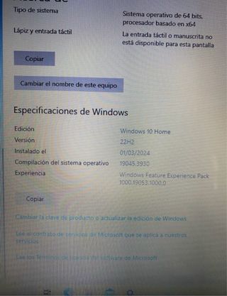 HP Notebook 15-ay134ns i7 12GB RAM Radeon