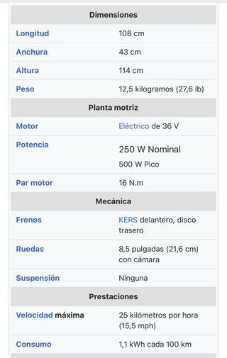 Patinete Eléctrico Xiaomi M365