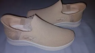 Zapatillas Ezy-Fit™ Beige Talla 36-37 Nuevas
