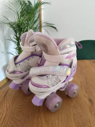 Patines Infantiles Ajustables con Luces