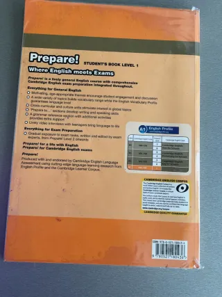 Libro Prepare! Student's Book, A1, Cambridge 