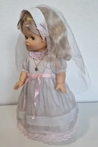 Muñeca Carolin Primera Comunión, Famosa, años 80