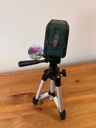 Nivel laser de lineas cruzadas con tripode