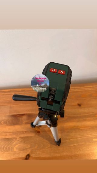 Nivel laser de lineas cruzadas con tripode