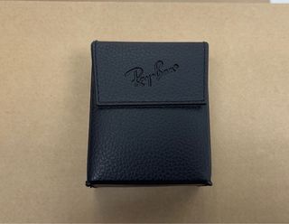 Custodia Ray-Ban Folding in pelle nera