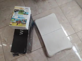 Nintendo Wii + 6 juegos + tabla