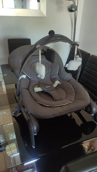 Hamaca Bebé Chicco Hoopla Gris