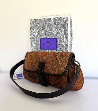 Borsa Etro con scatola e cartellino