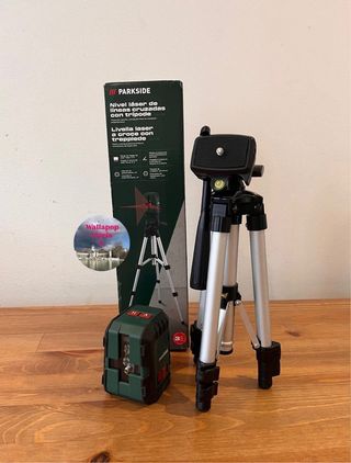 Nivel laser de lineas cruzadas con tripode