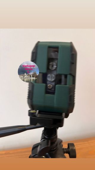 Nivel laser de lineas cruzadas con tripode