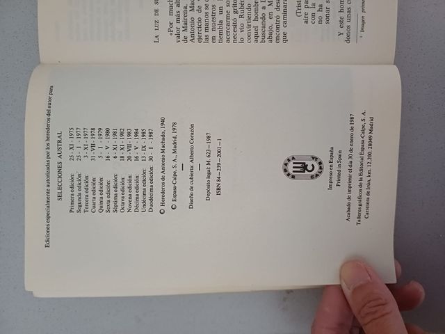 Poesías completas de Antonio machaso