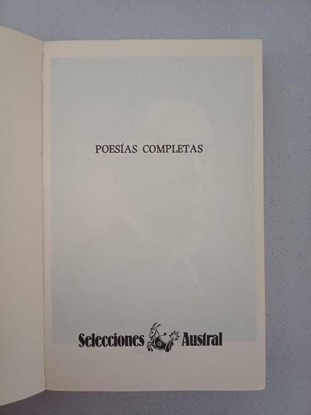 Poesías completas de Antonio machaso