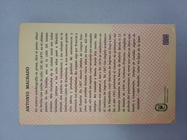 Poesías completas de Antonio machaso