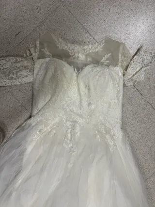 Vestido de Novia Blanco Encaje