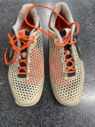 Zapatillas Nike Lunarlon  Talla 42 Naranja/Blanco