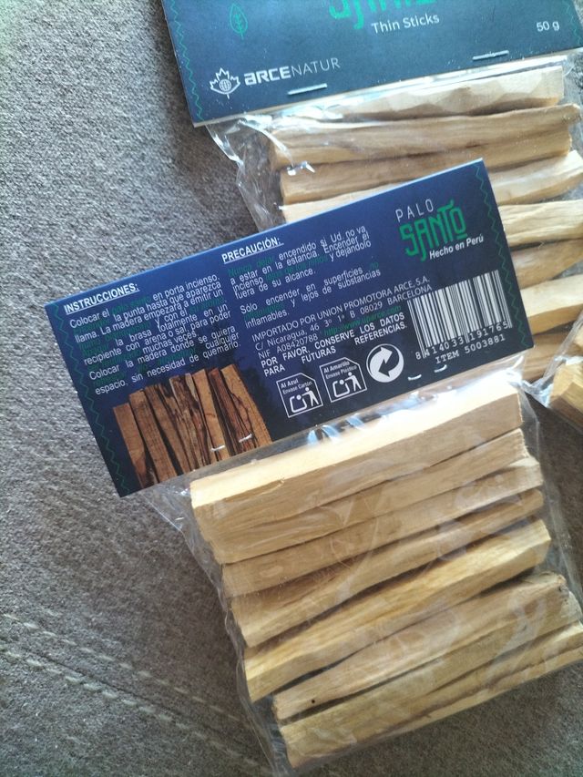 Lote 3 Paquetes Palo Santo 50g