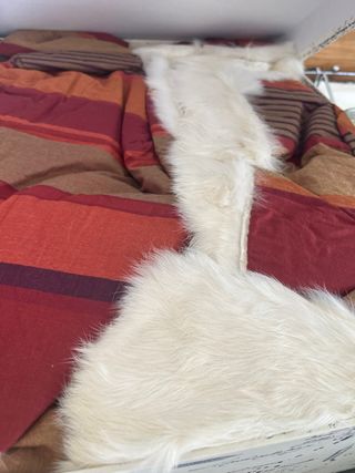 Vànova de pèl de conill autèntic