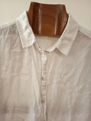 Camisa Springfield bege manga curta