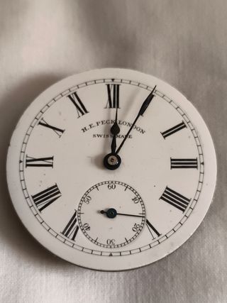 Movimiento Reloj Bolsillo H.E. Peck London