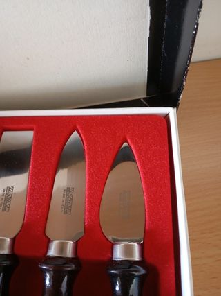 Set 5 Taglia Formaggio Legno e Metallo