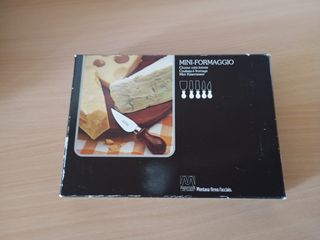 Set 5 Taglia Formaggio Legno e Metallo