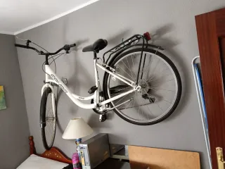 Bicicleta paseo blanca
