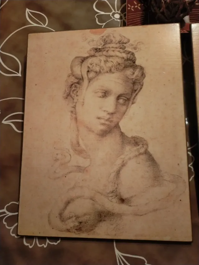 Pareja Litografías sobre Tabla