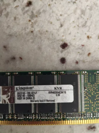 4x Kingston DDR RAM Modules