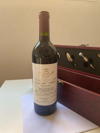 Botella Vega Sicilia Único 1991