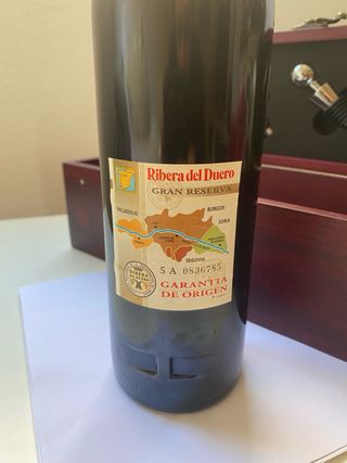 Botella Vega Sicilia Único 1991
