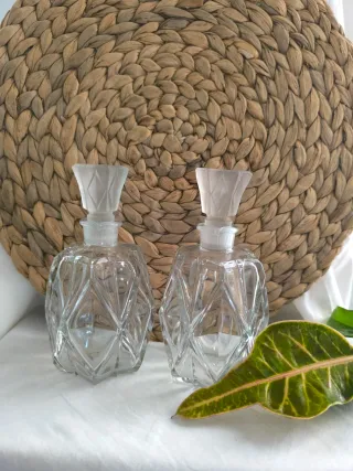 Set di bottiglie di profumo francesi antiche