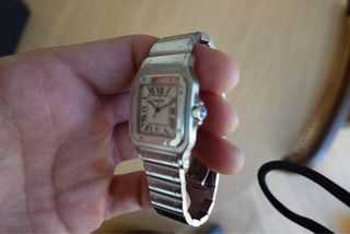 Cartier Santos Galbée ref. 1564 cuarzo