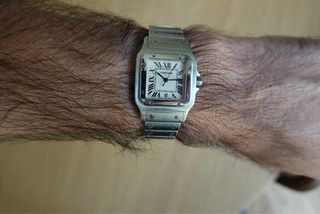 Cartier Santos Galbée ref. 1564 cuarzo