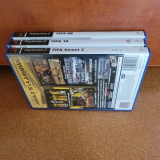 FIFA Street 2+PS2 FIFA 10 y FIFA 08