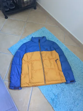 Casaco New Balance Azul e Amarelo Tamanho S