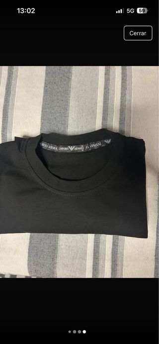 Camiseta Emporio Armani EA7 Negra