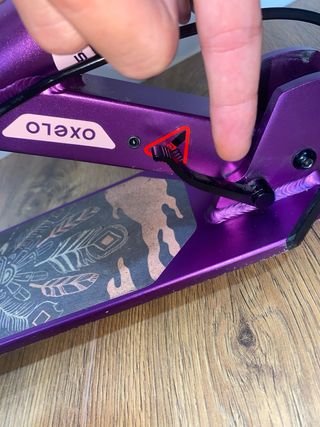 Patinete OXELO MID5 morado