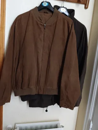 Chaqueta bomber marrón