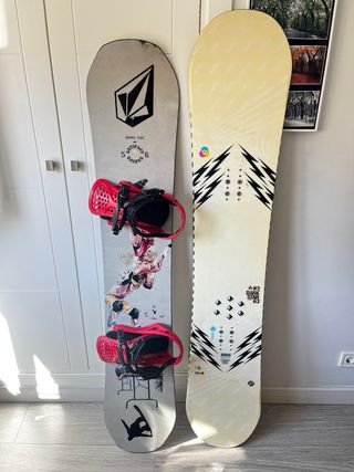 Tablas Snow Rome y K2 . Fijaciones Flux