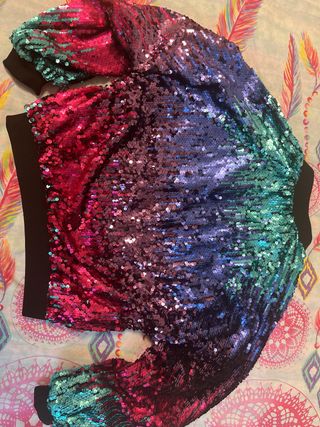 Chaqueta brillante degradado