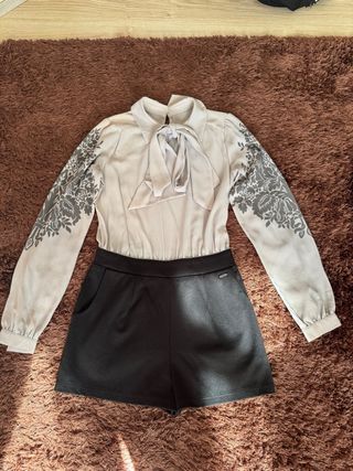 Mono Pepe Jeans Negro y Gris