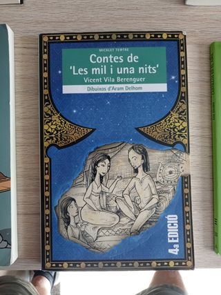 Varios libros mandados por cole o insti a 8€ cada.